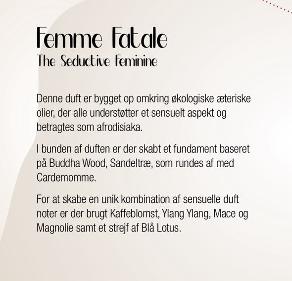 Femme Fatale, arketype duftolie