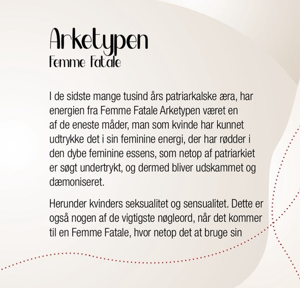 Femme Fatale, arketype duftolie