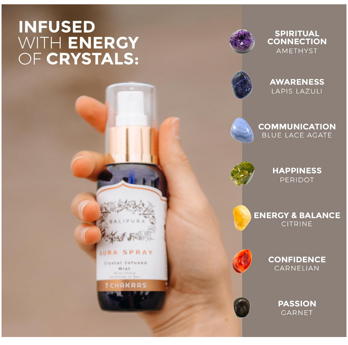 Balipura Aura Spray - 7 Chakras