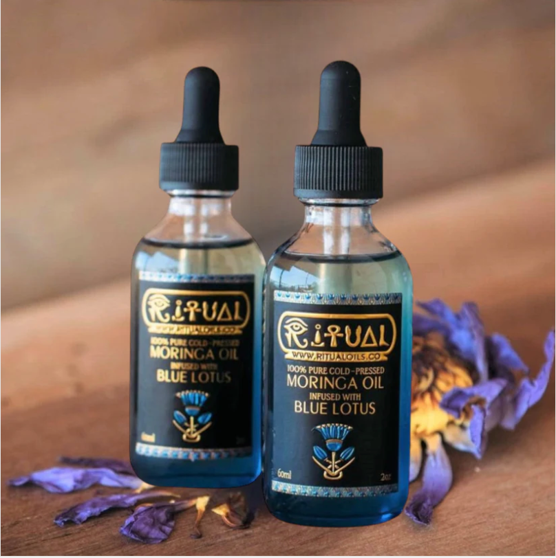 2 flasker Ritual Oils Blue Lotus & Morringa oil 60ml