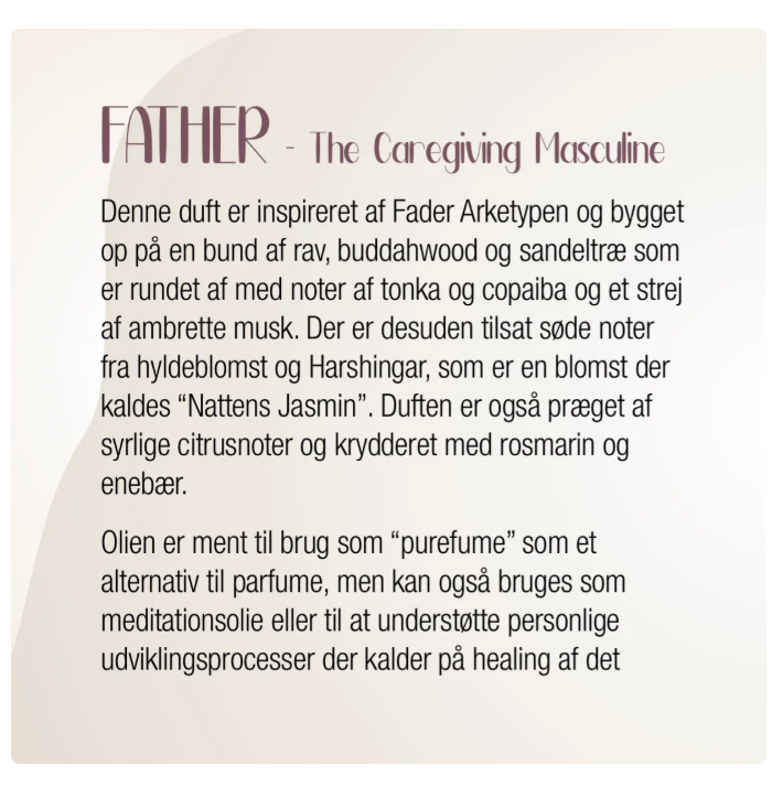 Father - the caregiving masculine 5 ml.