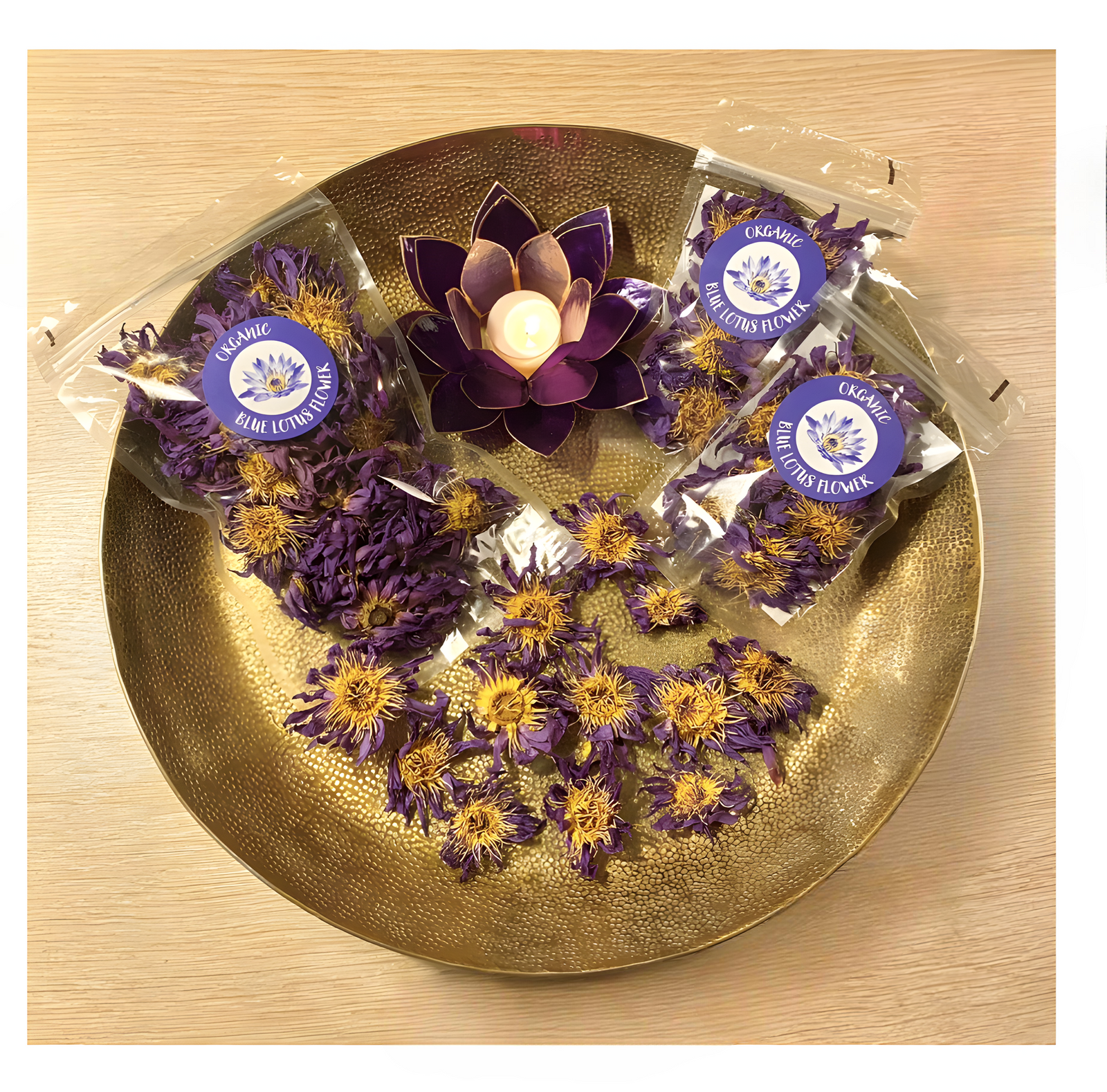 Blå Lotus Te økologisk lille pose
