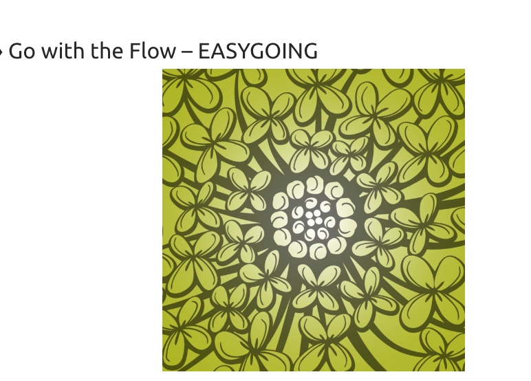 Go with the flow