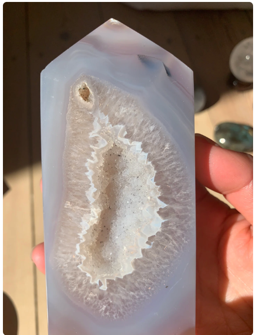 Grå Agatgeode